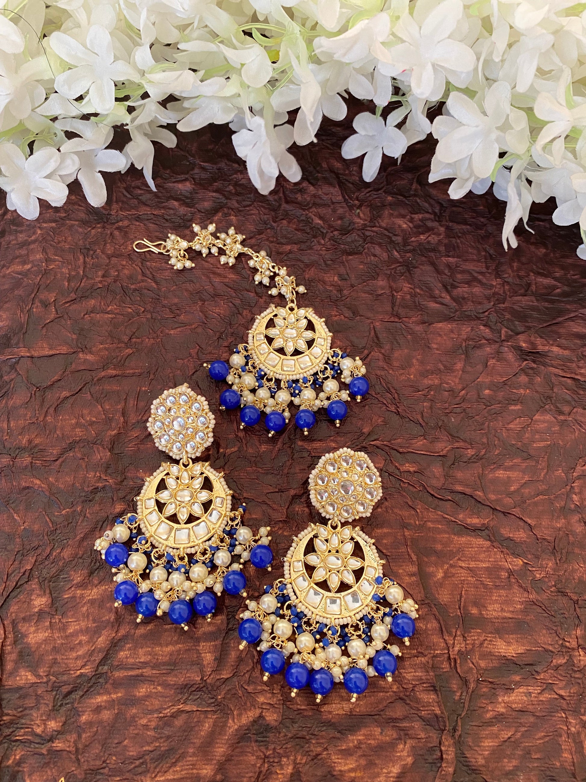 SAMAIRA EARRINGS AND MAANGTIKA Gehnacollections